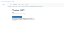 Desktop Screenshot of ibancalculator.com